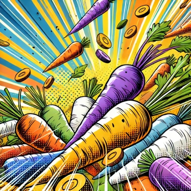 Spiega perché le carote possono avere colori vari?