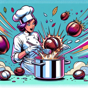 Spiega perché le castagne si spaccano durante la cottura?