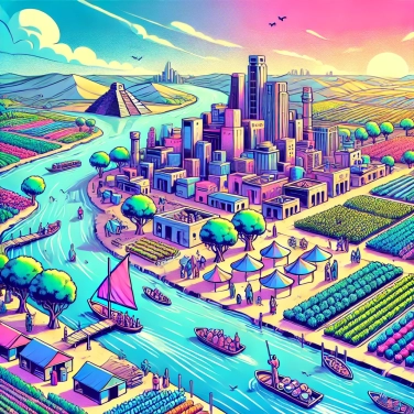 Spiega perché le civiltà costruite sui delta dei fiumi sono così prospere?