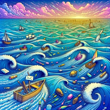 Spiega perché le correnti marine trasportano oggetti per migliaia di chilometri negli oceani?