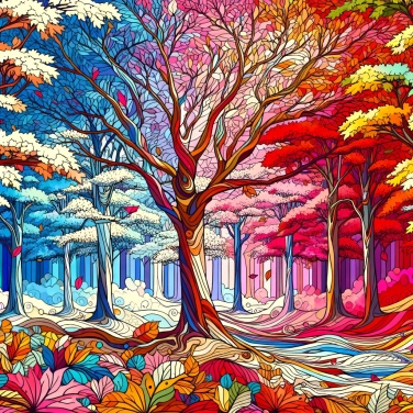 Spiega perché le foglie degli alberi cambiano colore in autunno?