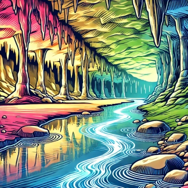 Spiega perché le grotte calcaree spesso possiedono fiumi sotterranei?