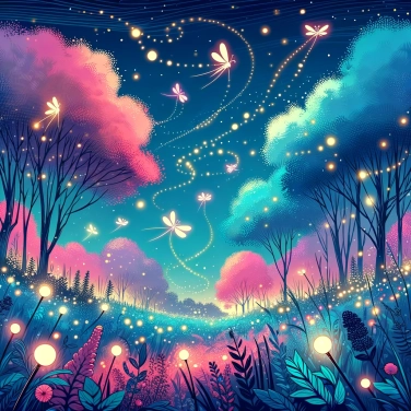 Spiega perché le lucciole emettono luce di notte?