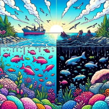 Spiega perché le maree nere sono così dannose per gli ecosistemi marini?