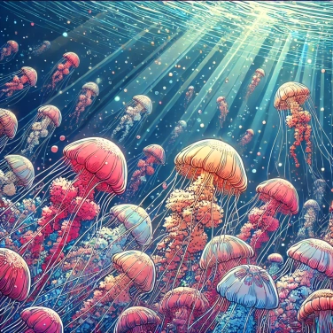 Spiega perché le meduse si raggruppano in branchi talvolta massicci?