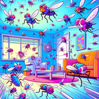 Spiega perché le mosche rimangono spesso bloccate in casa?