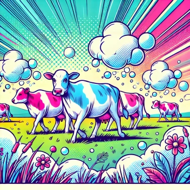 Spiega perché le mucche producono metano?