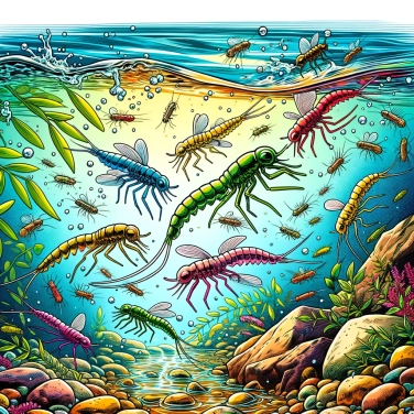 Spiega perché le ninfe abitano nei corsi d'acqua?