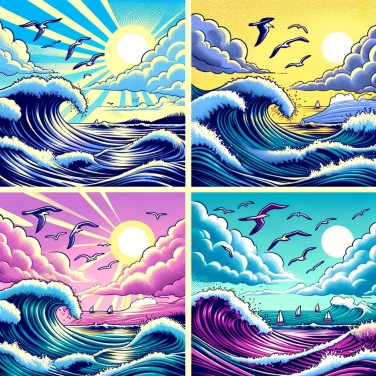 Spiega perché le onde sembrano muoversi a gruppi?