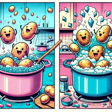 Spiega perché le patate diventano molli se vengono cotte in acqua salata?