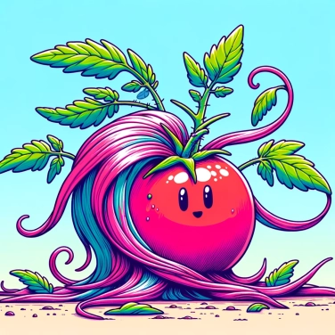 Spiega perché le piante di pomodoro hanno a volte foglie che assomigliano a capelli?