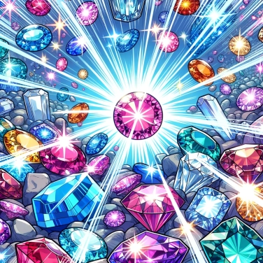 Spiega perché le pietre preziose hanno colori così vivaci?