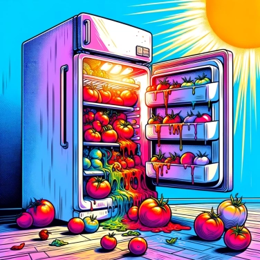 Spiega perché le pomodori appassiscono in frigorifero?