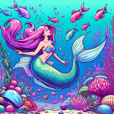 Spiega perché le sirene hanno una coda di pesce.