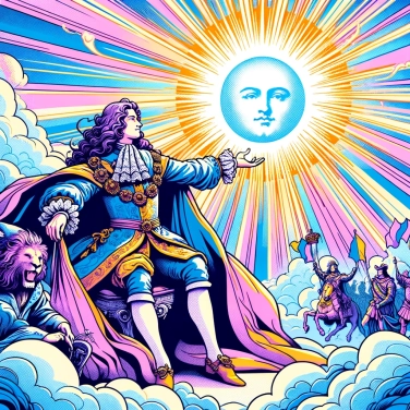 Spiega perché Luigi XIV di Francia, soprannominato il Re Sole, ha scelto il sole come simbolo della sua regalità assoluta?