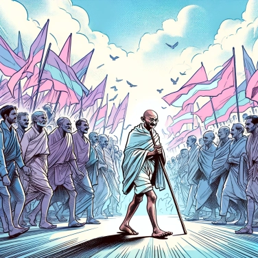 Spiega perché Mahatma Gandhi ha scelto la disobbedienza civile come mezzo di lotta?