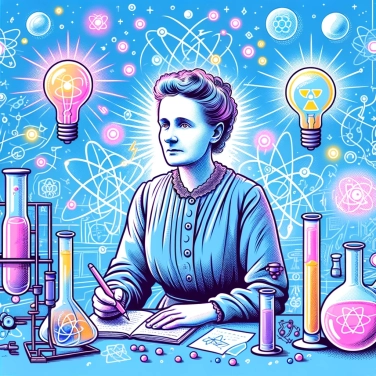 Spiega perché Marie Curie ha scelto di studiare la radioattività.