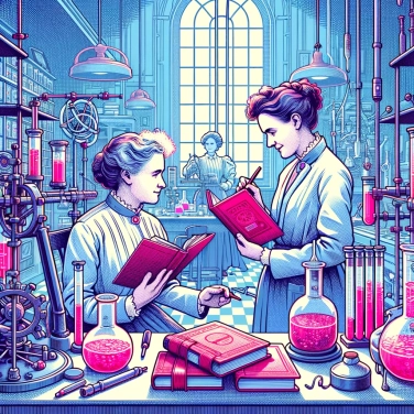 Spiega perché Marie Curie utilizzava dei quaderni rossi per le sue ricerche?