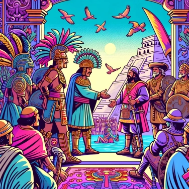 Spiega perché Moctezuma ha accolto i conquistadores spagnoli?