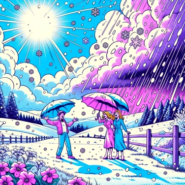 Spiega perché può nevicare anche quando fa caldo?