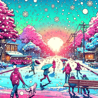 Spiega perché può nevicare anche quando la temperatura è sopra lo zero gradi Celsius?