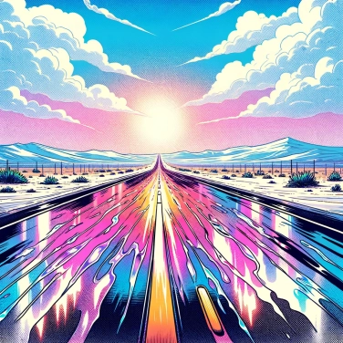 Spiega perché si formano i miraggi sulle strade in estate?