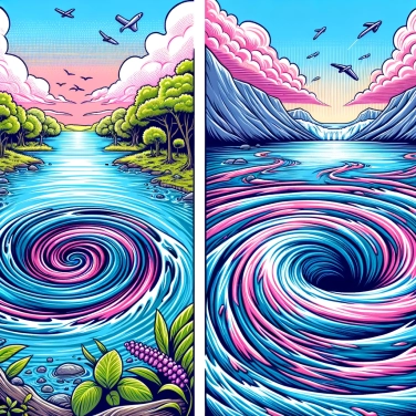 Spiega perché si formano i vortici nei fiumi e negli oceani?