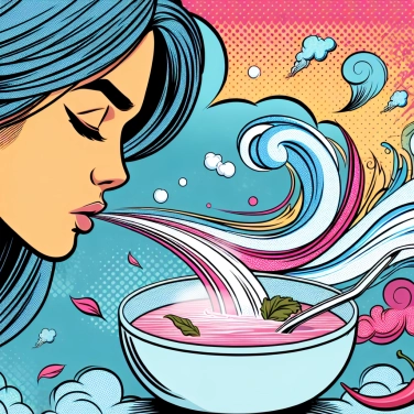Spiega perché si soffia sulla zuppa calda per raffreddarla?