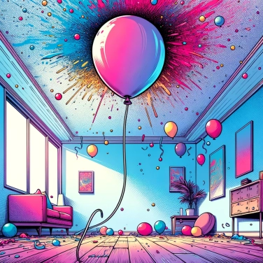Spiega perché un palloncino si attacca al soffitto?