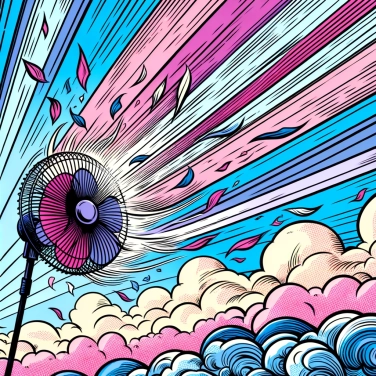Spiega perché un ventilatore crea vento?