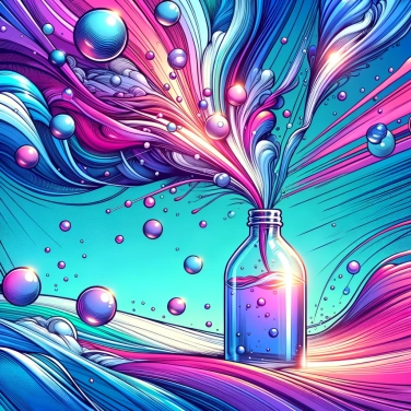 Spiega perché una bottiglia di piccole dimensioni può contenere una grande quantità di aria?