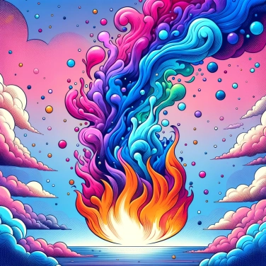 Spiega perché una fiamma è colorata?