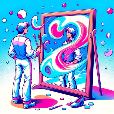 Spiega perché uno specchio inverte lateralmente gli oggetti?