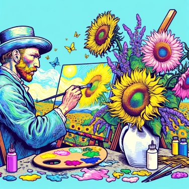 Spiega perché Van Gogh dipingeva i girasoli?