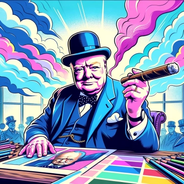 Spiega perché Winston Churchill aveva costantemente un sigaro in bocca?